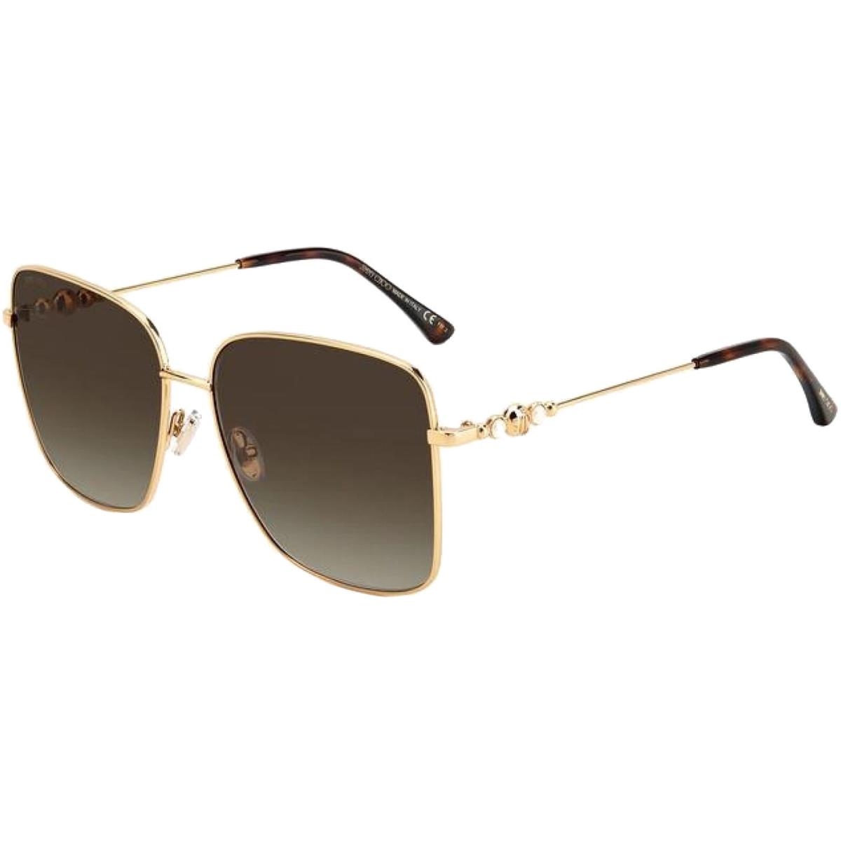 Jimmy Choo Hester Women`s Square Sunglasses w/ Gradient Lens - Made in Italy