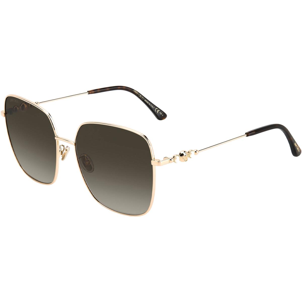 Jimmy Choo Amora Women`s Oversize Sunglasses w/ Gradient Lens - Made In Italy