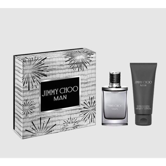 Jimmy Choo Man 2pc Gift Set 1.7 oz Edt + 3.3oz Shower Gel