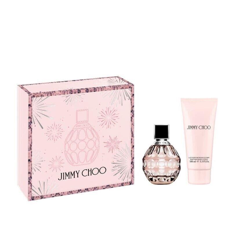 Jimmy Choo Womens 2pc Gift Set 2 oz Edp + 3.3oz Perfumed Body Lotion