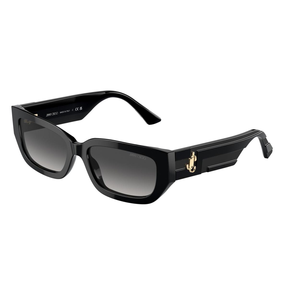 Jimmy Choo JC5017 50008G Black Grey Gradient 55 mm Women`s Sunglasses