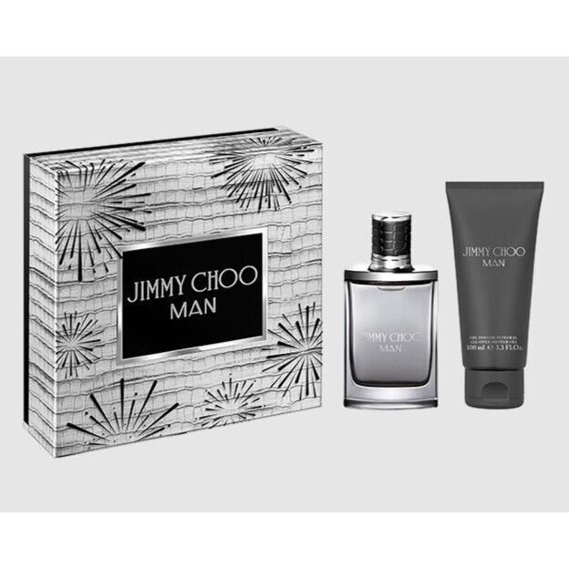 Jimmy Choo Man by Jimmy Choo For Men 2pc 2.0oz Edt Shower Gel Gift Box