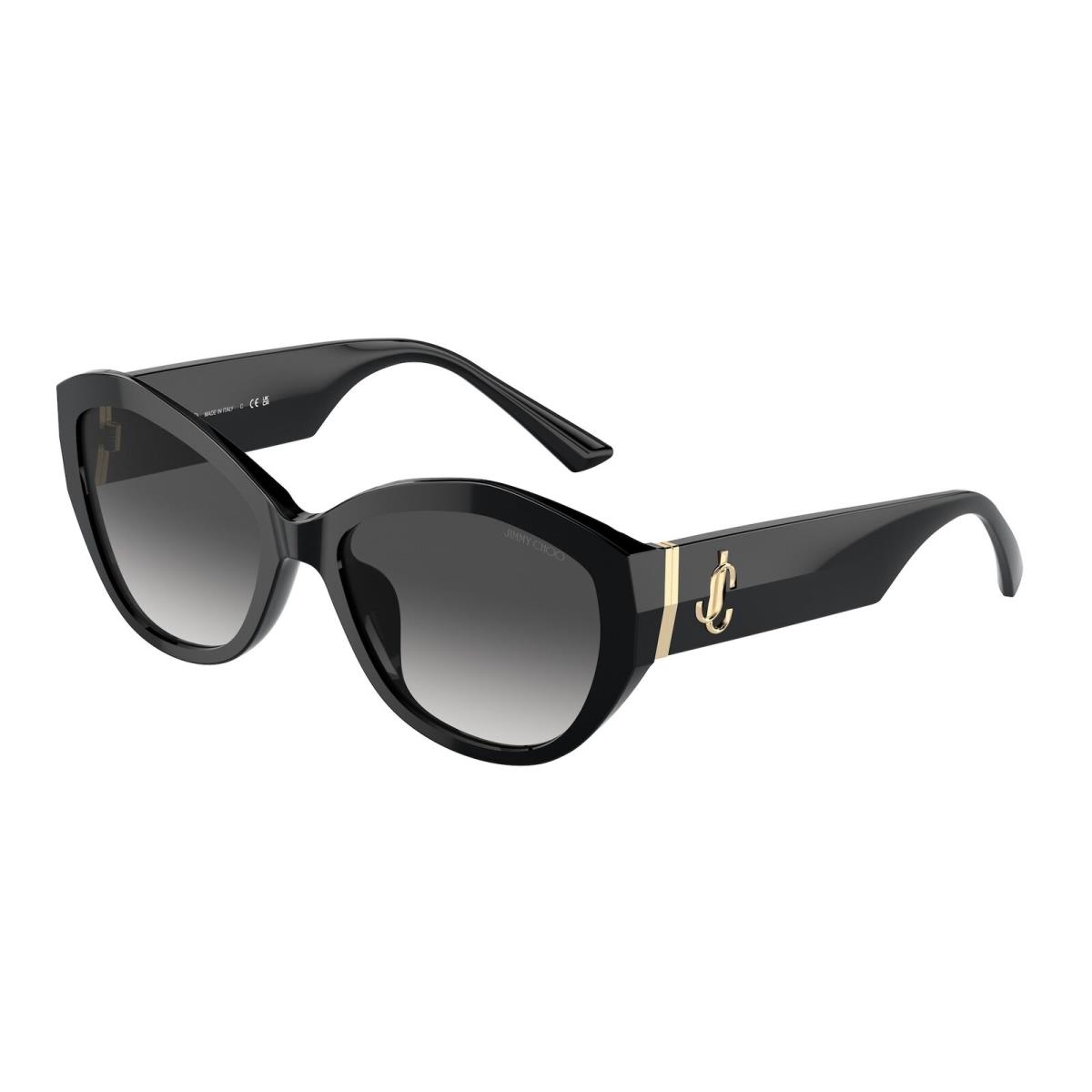 Jimmy Choo JC5013U 50008G Black Gradient Grey 55 mm Women`s Sunglasses