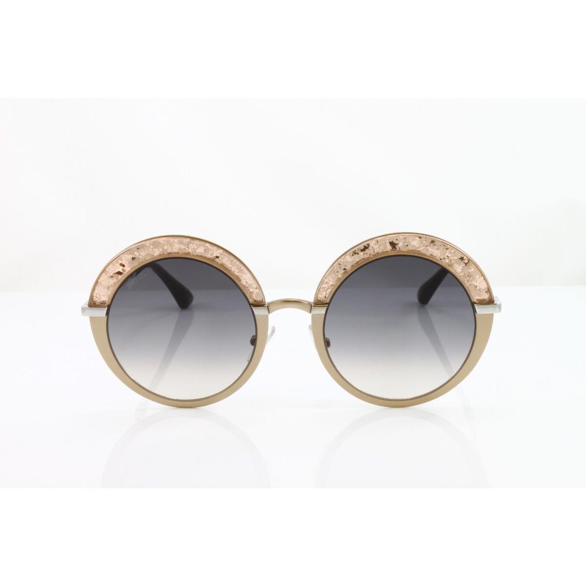 Jimmy Choo Sunglasses Women`s Round Gotha/s 68I Semi Matte Sand 50mm Grey Lens