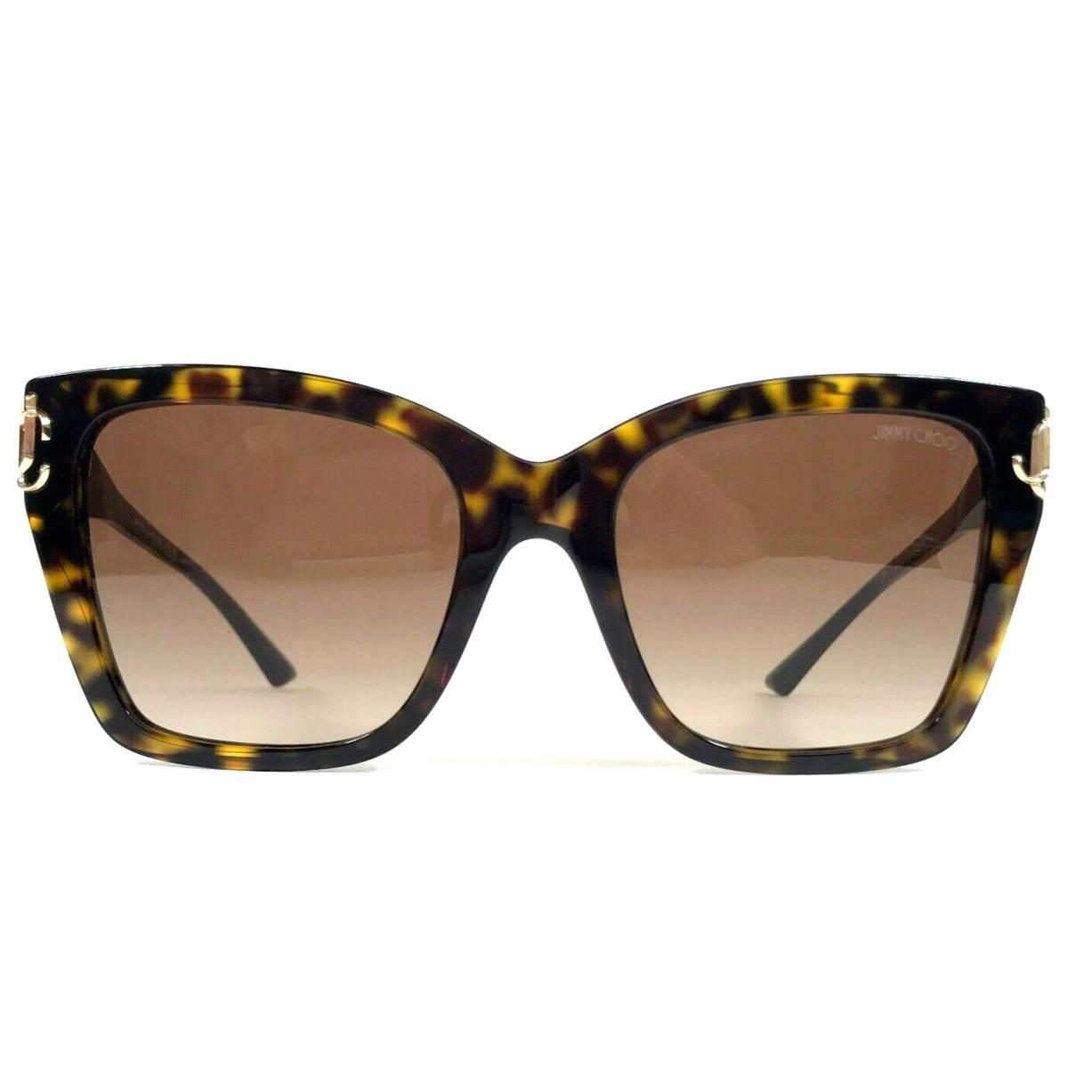 Jimmy Choo Sunglasses JC5012 5002/13 Tortoise Butterfly Frames w/ Brown Gradient