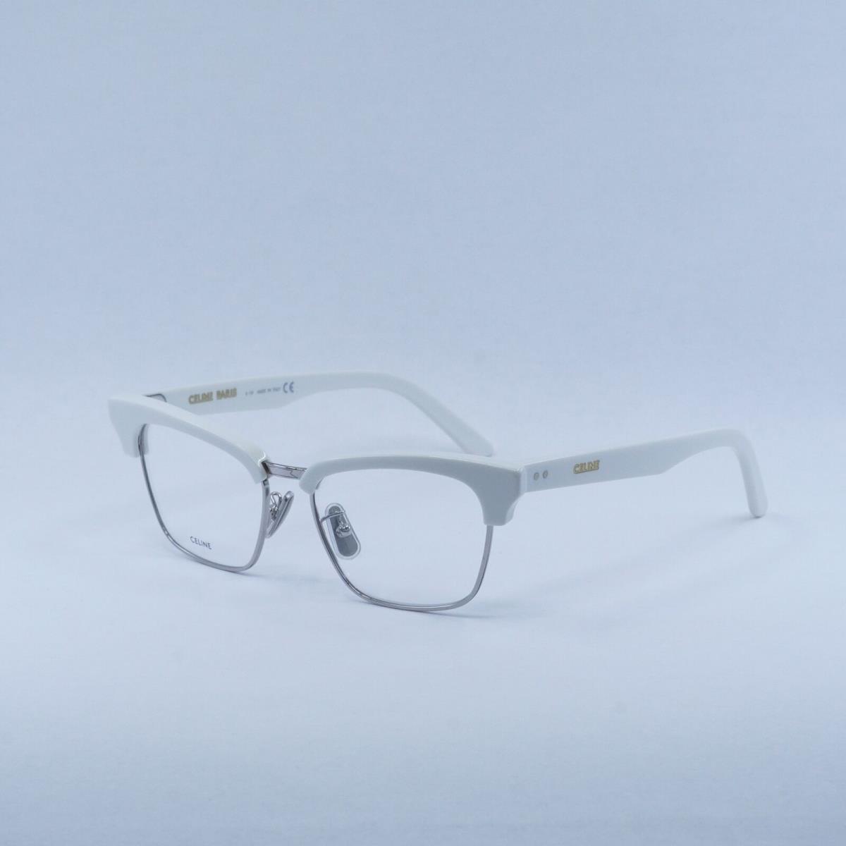 Celine CL50026U 017 Matte Palladium/white 53mm Eyeglasses