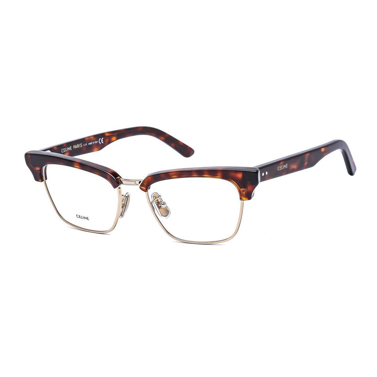 Celine CL50026U-030-53 Havana Gold Eyeglasses