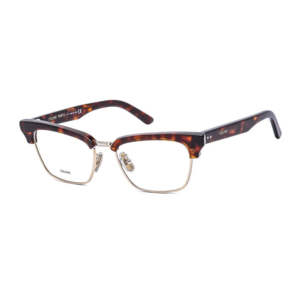 Celine CL50026U-030-53 MM Havana Gold Eyeglasses JZ