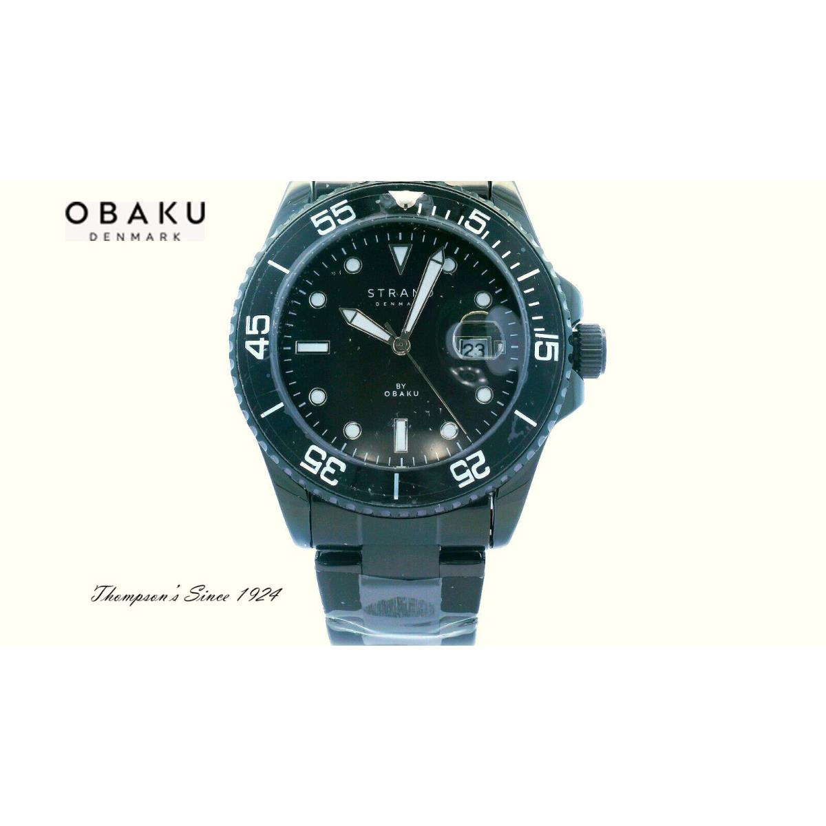 Obaku Mens Watch Strand Denmark by Obaka S727GDBBSB