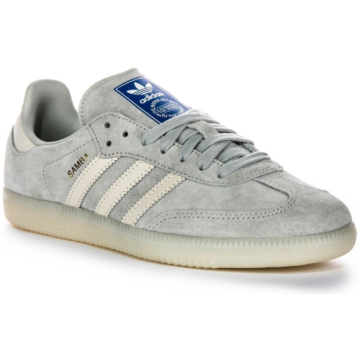 Adidas Samba Og Retro 3 Stripe Contrast 70s Womens Sneakers Light Blue US 5 - 11 - LIGHT BLUE