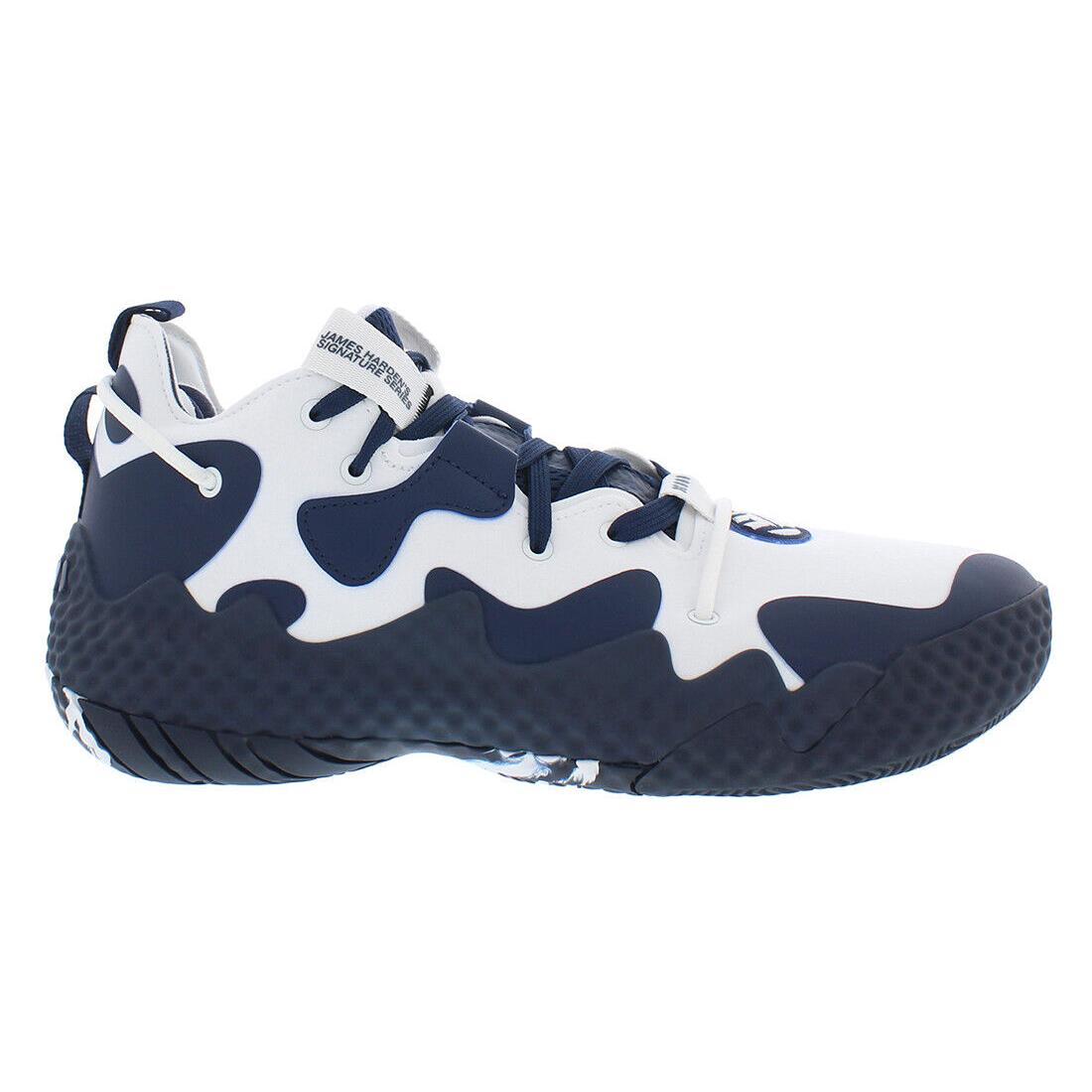 Adidas Sm Harden Vol 6 Unisex Shoes - White/Navy, Main: White