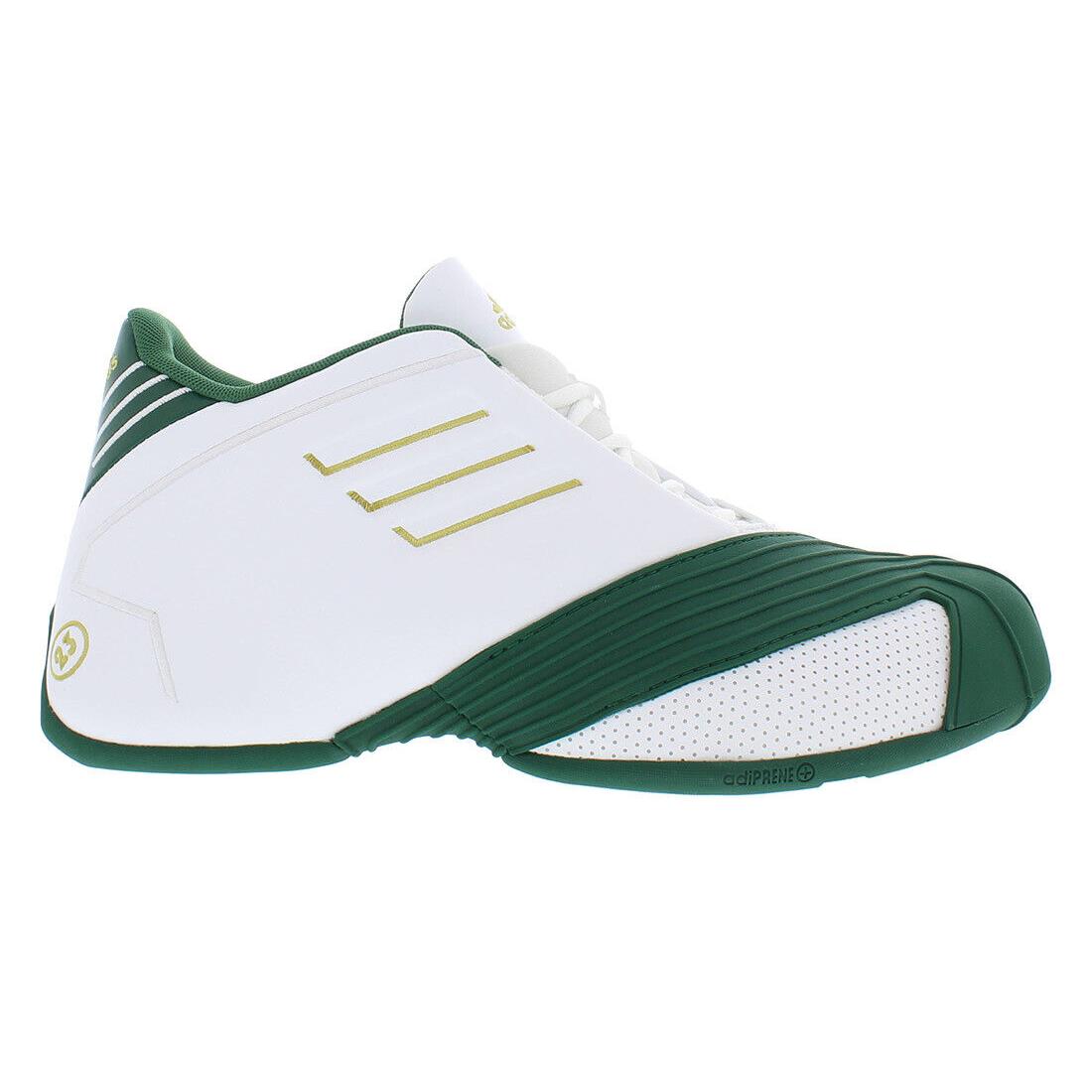 Adidas Tmac 1 Mens Shoes - White/Green, Main: White