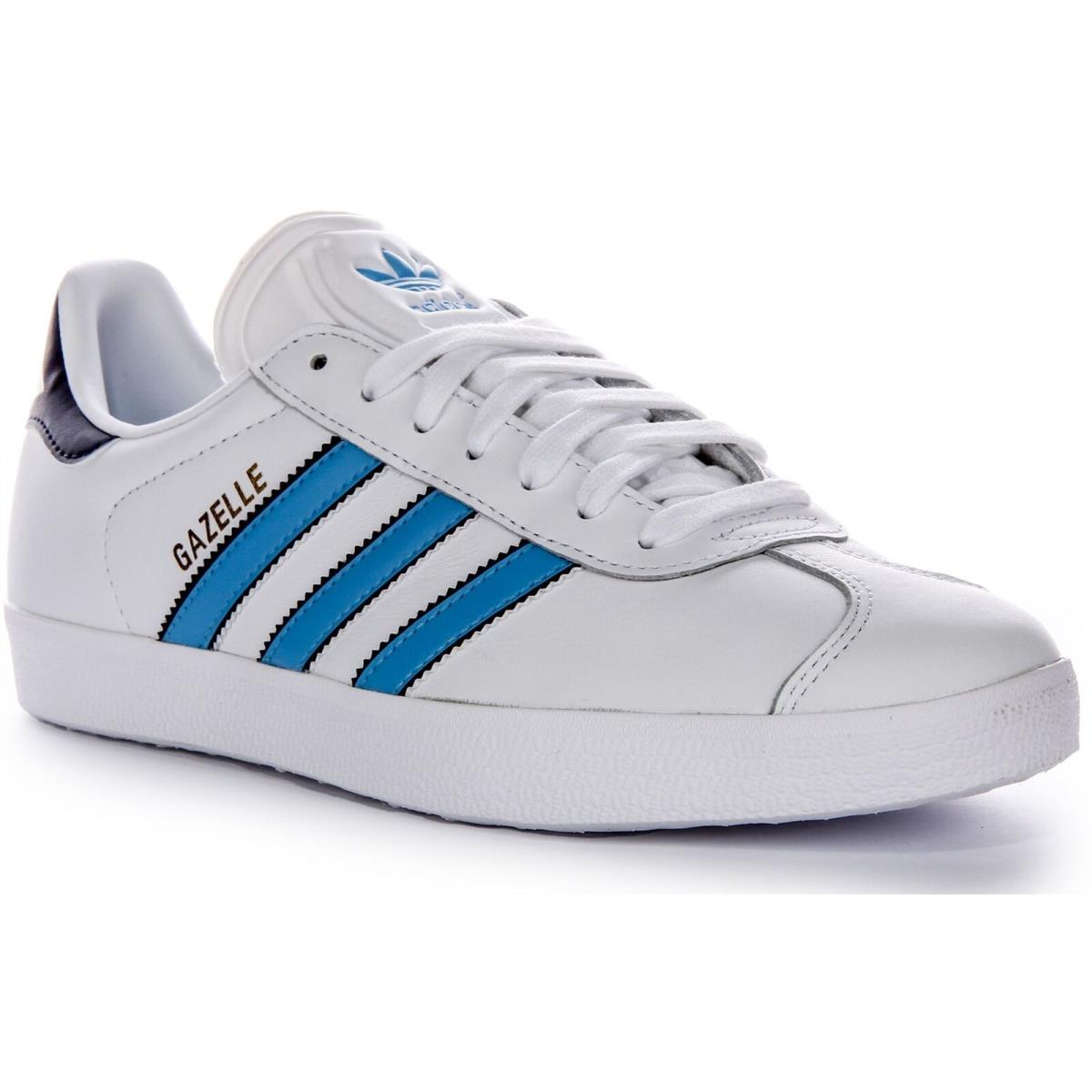 Adidas Gazelle Vintage Power Moulded Mens Sneaker White Blue US 6 - 13 - WHITE BLUE