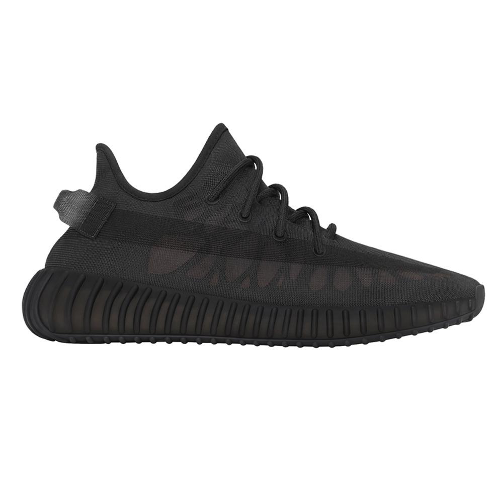 Adidas Yeezy Boost 350 V2 Lace Up Mens Black Sneakers Casual Shoes GX3791 - Black