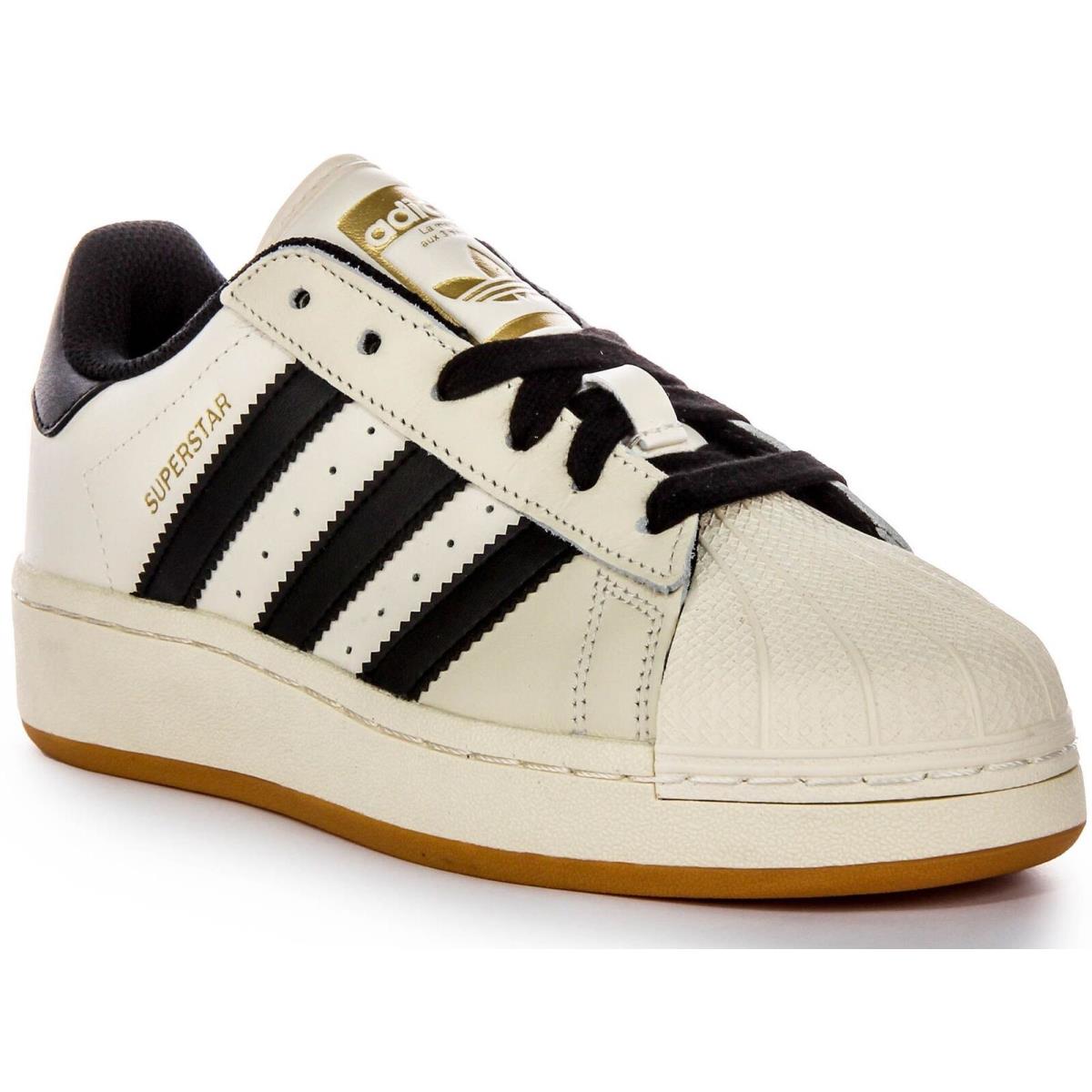 Adidas Superstar Xlg Basketball Leather Womens Sneakers Cream US 3 - 8