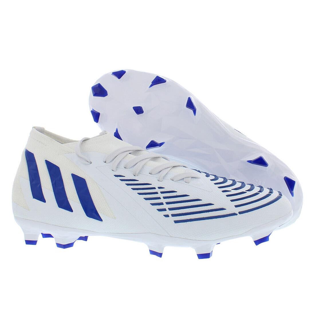 Adidas Predator Edge.2 FG Unisex Shoes - White/Blue, Main: White