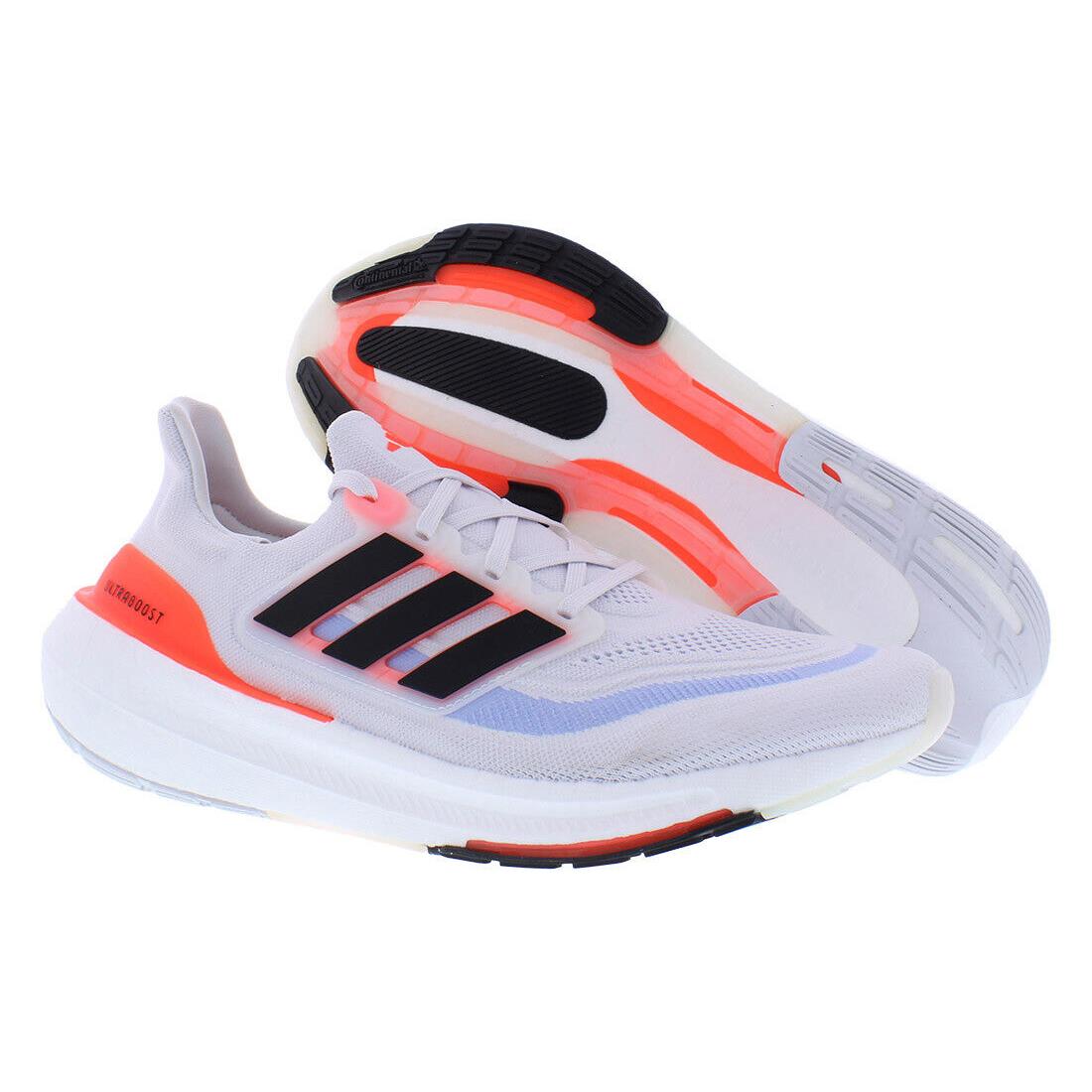 Adidas Ultraboost Light Mens Shoes - White/Red/Blue, Main: White