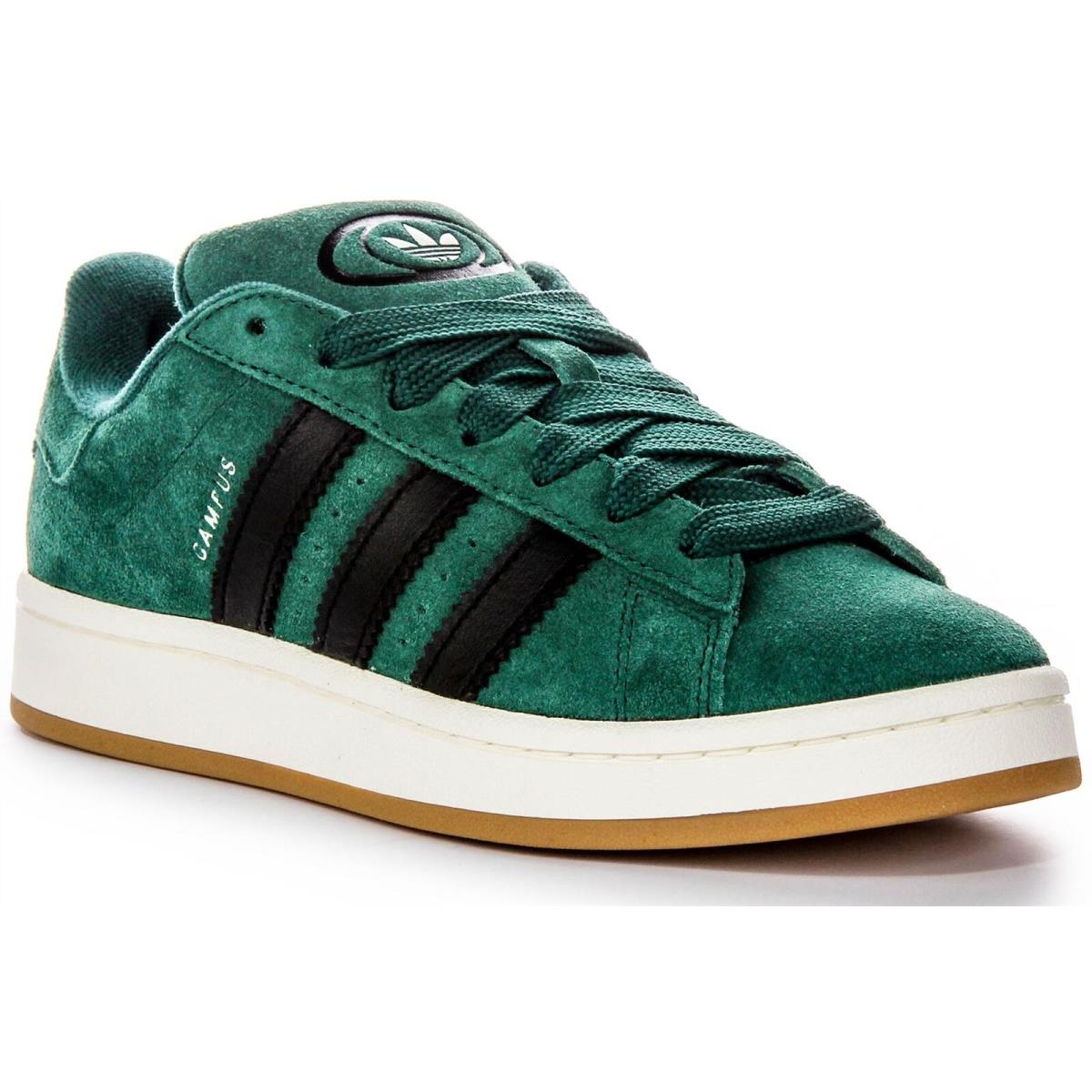 Adidas Campus 00s 3 Stripes Suede Leathermens Sneaker Green Black US 6 - 13 - GREEN BLK