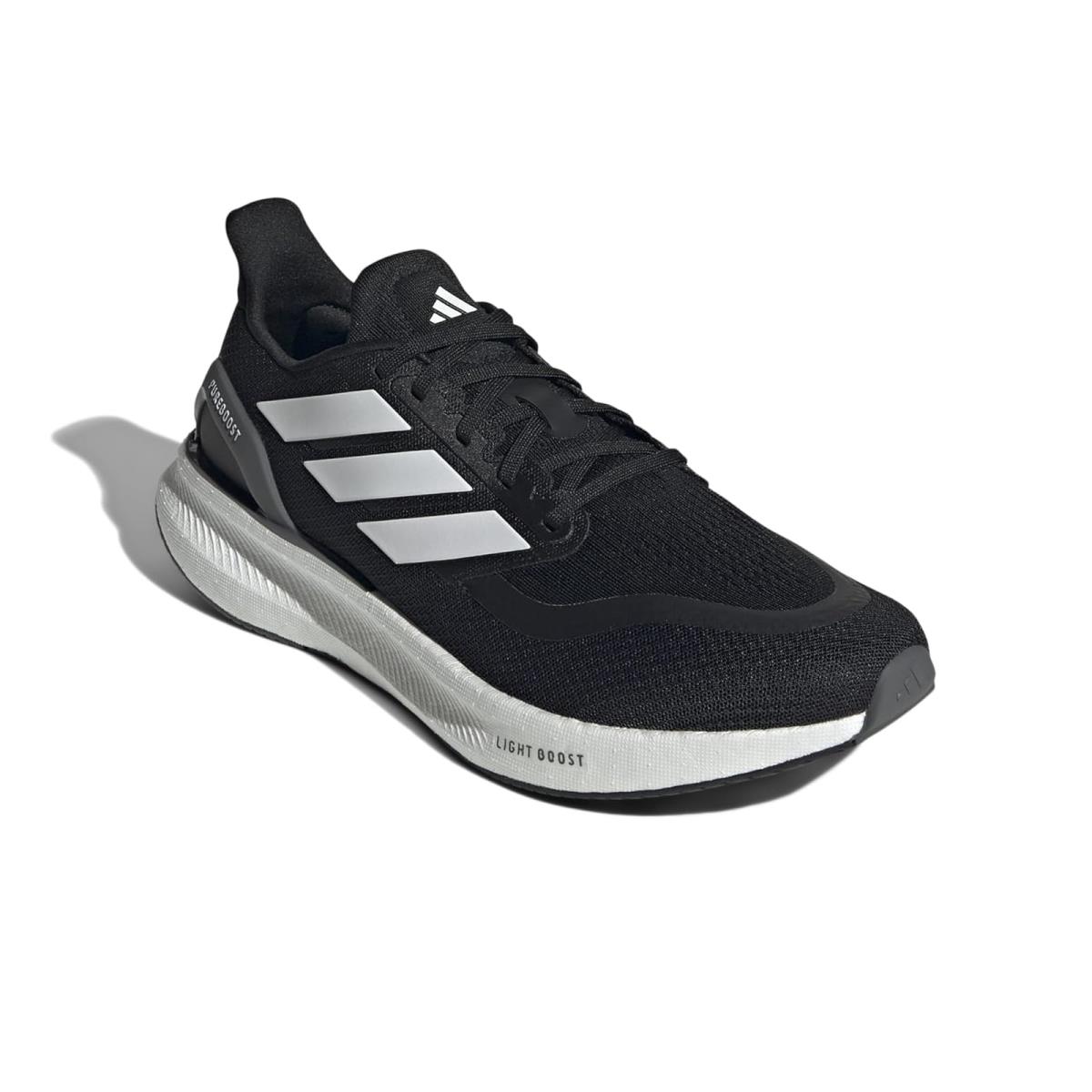 Man`s Sneakers Athletic Shoes Adidas Running Pureboost 5 Running Shoes - Black/White/Grey