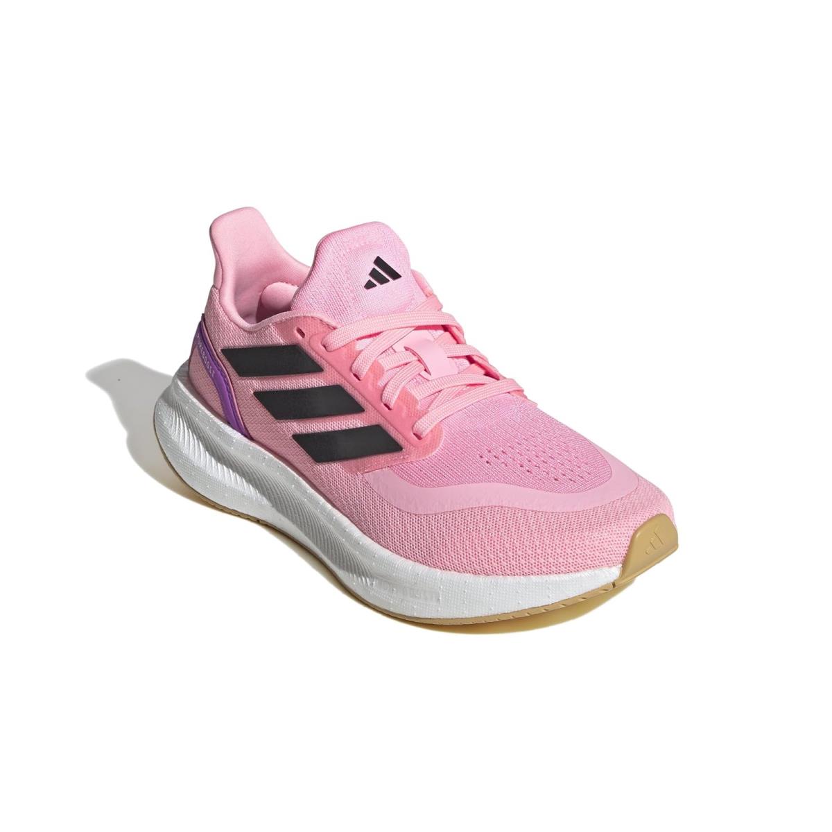 Children Unisex Shoes Adidas Kids Pureboost Light Big Kid - Pink Spark/Black/Oat