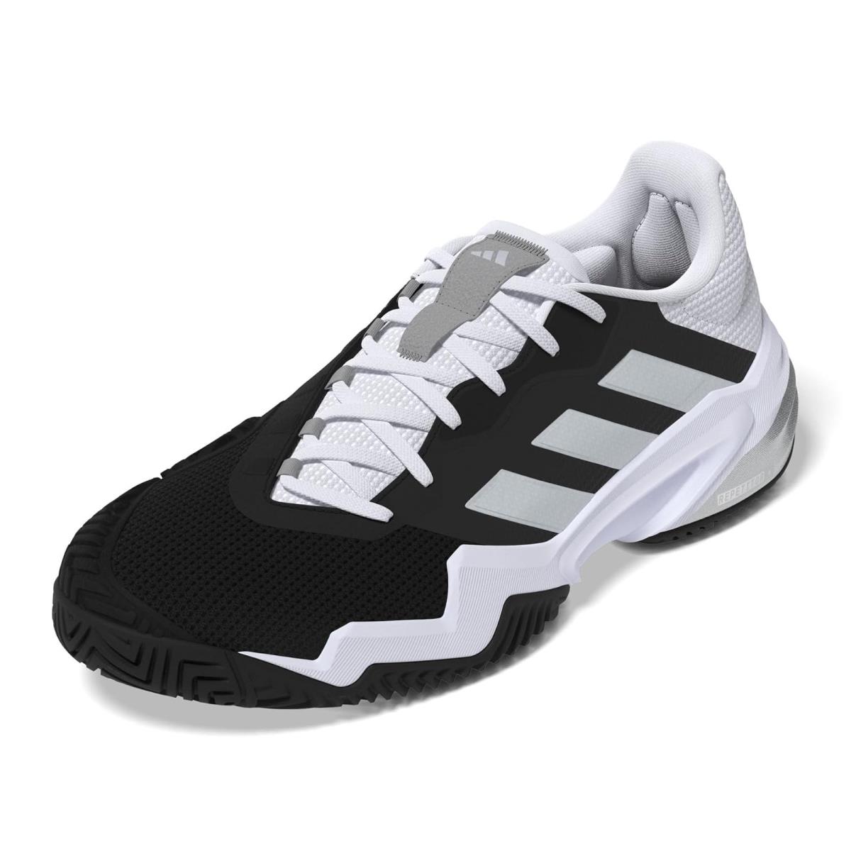 Man`s Sneakers Athletic Shoes Adidas Barricade 13 - Black/White/Grey