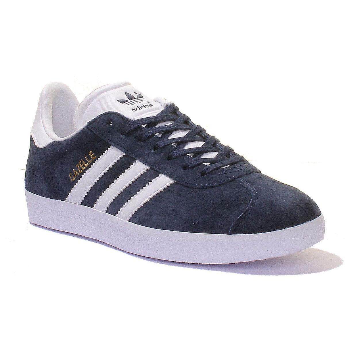 Adidas Gazelle Vintage Reissue From 60S Mens Sneaker Black White 7-12 - Black White