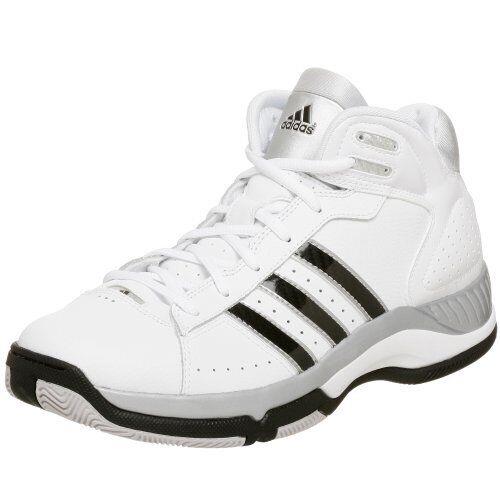 Adidas Men`s Blindside 4 Basketball Shoe White/black/silver