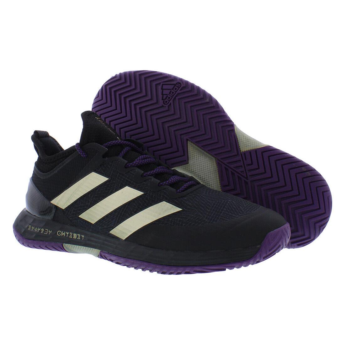 Adidas Adizero Ubersonic 4 BP Unisex Shoes - Core Black/Gold Metallic/Carbon, Main: Black