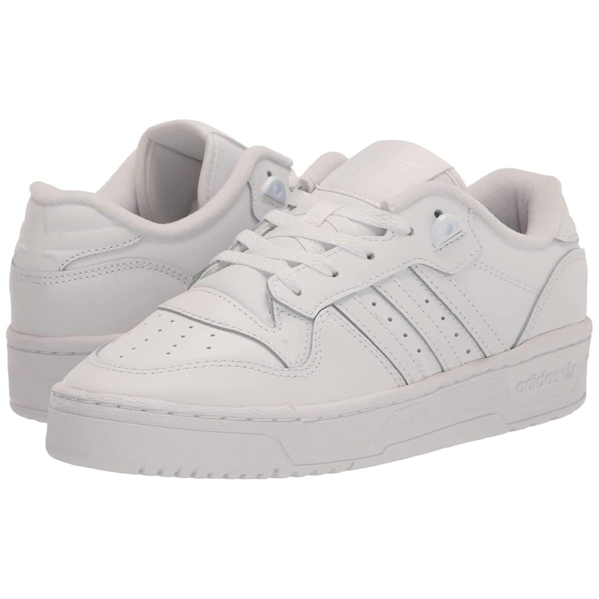 Man`s Sneakers Athletic Shoes Adidas Originals Rivalry Low - White/White/White