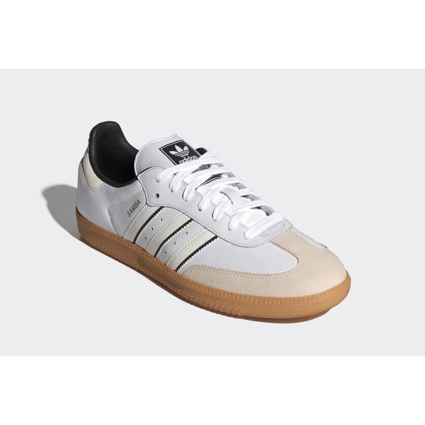 Mens Adidas Samba OG Cloud White Off White Leather Shoes