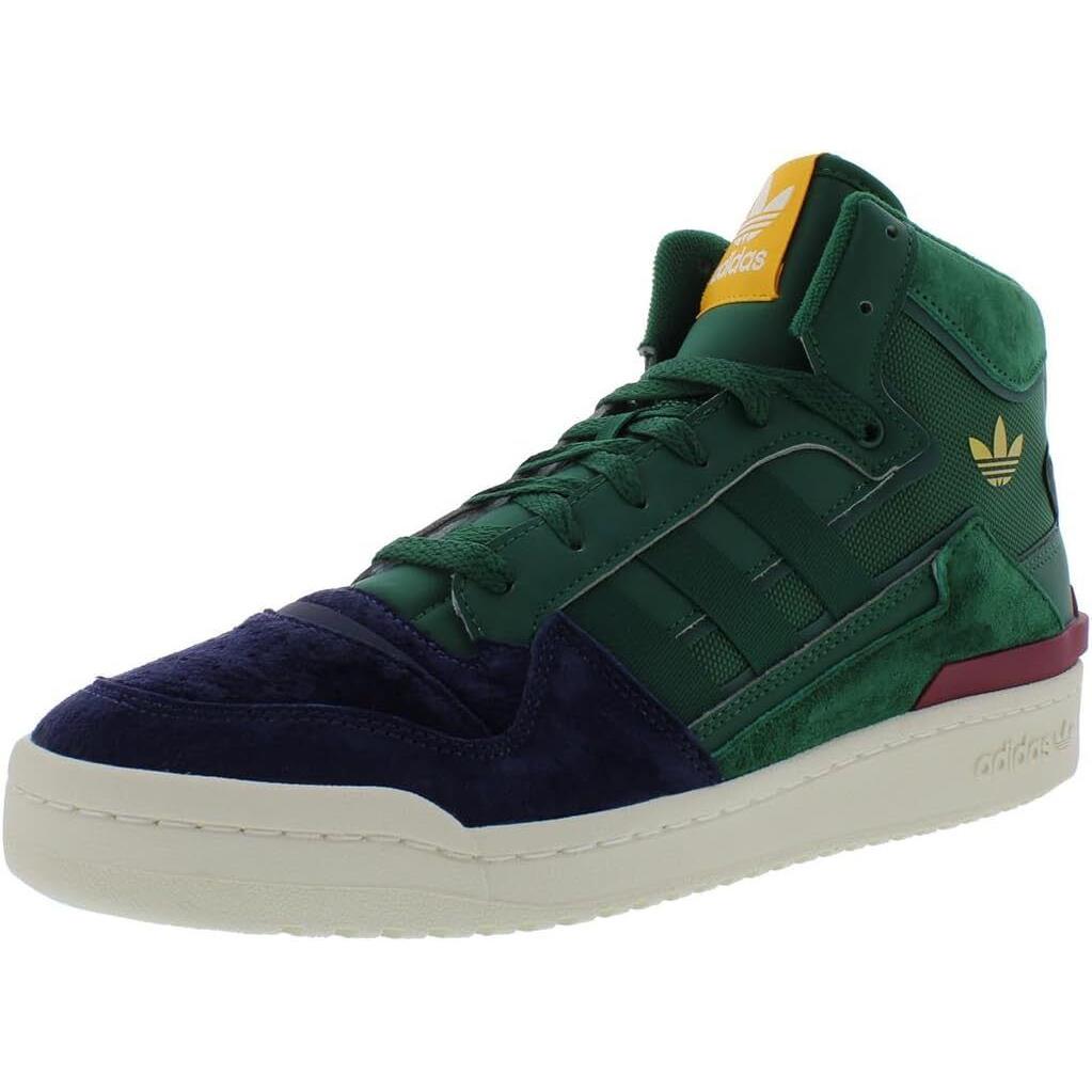 Adidas Forum Exhibit Mid 2 Mens Shoes - Shadow Navy/Dark Green/Team Collegiate Burgundy