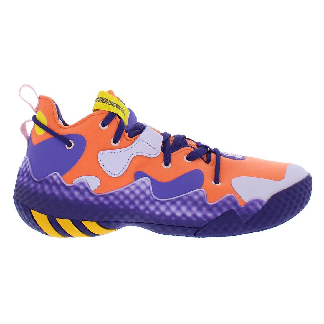 Adidas Sm Harden Vol 6 Unisex Shoes - Orange/Purple, Main: Orange