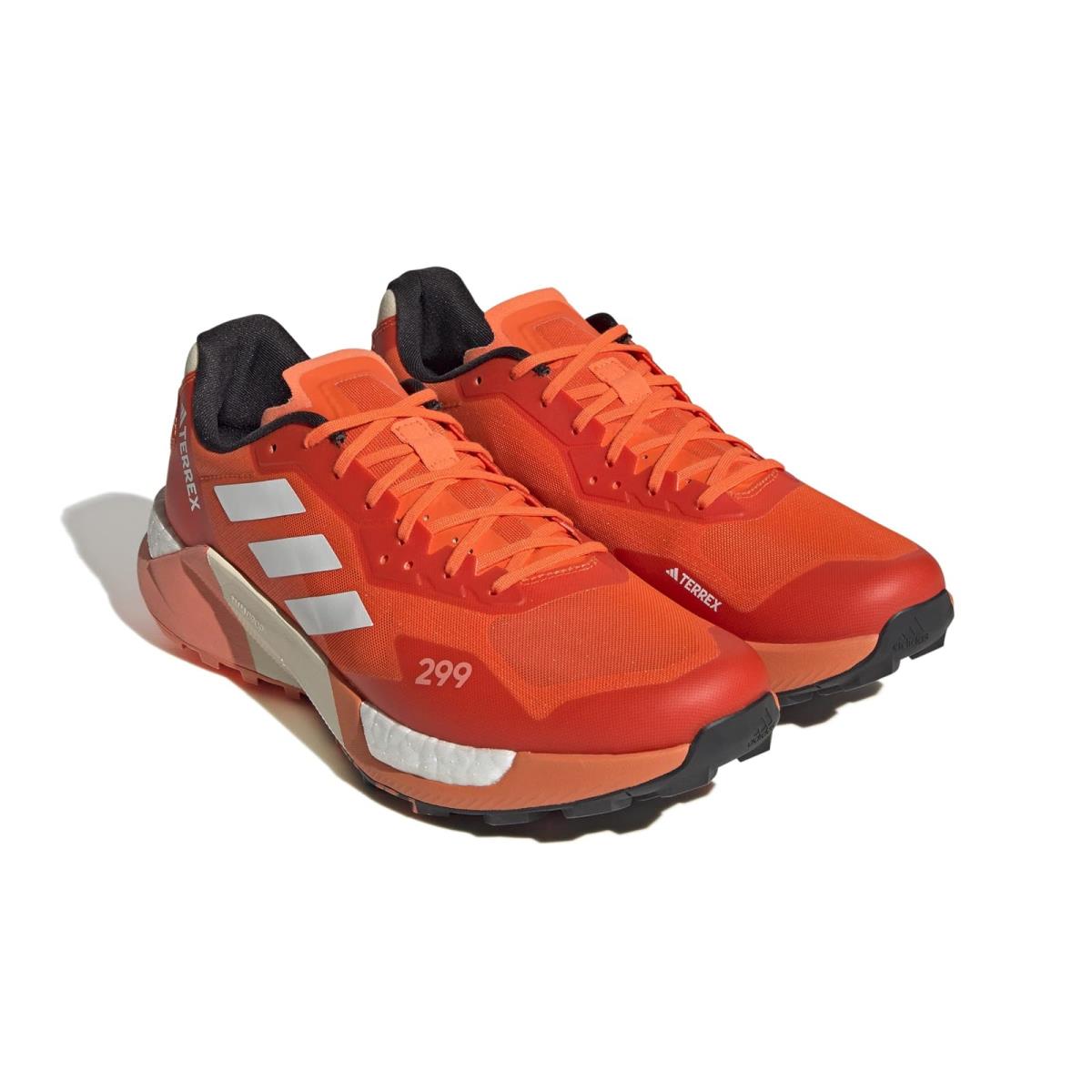 Man`s Sneakers Athletic Shoes Adidas Outdoor Terrex Agravic Ultra - Impact Orange/Crystal White/Coral Fusion