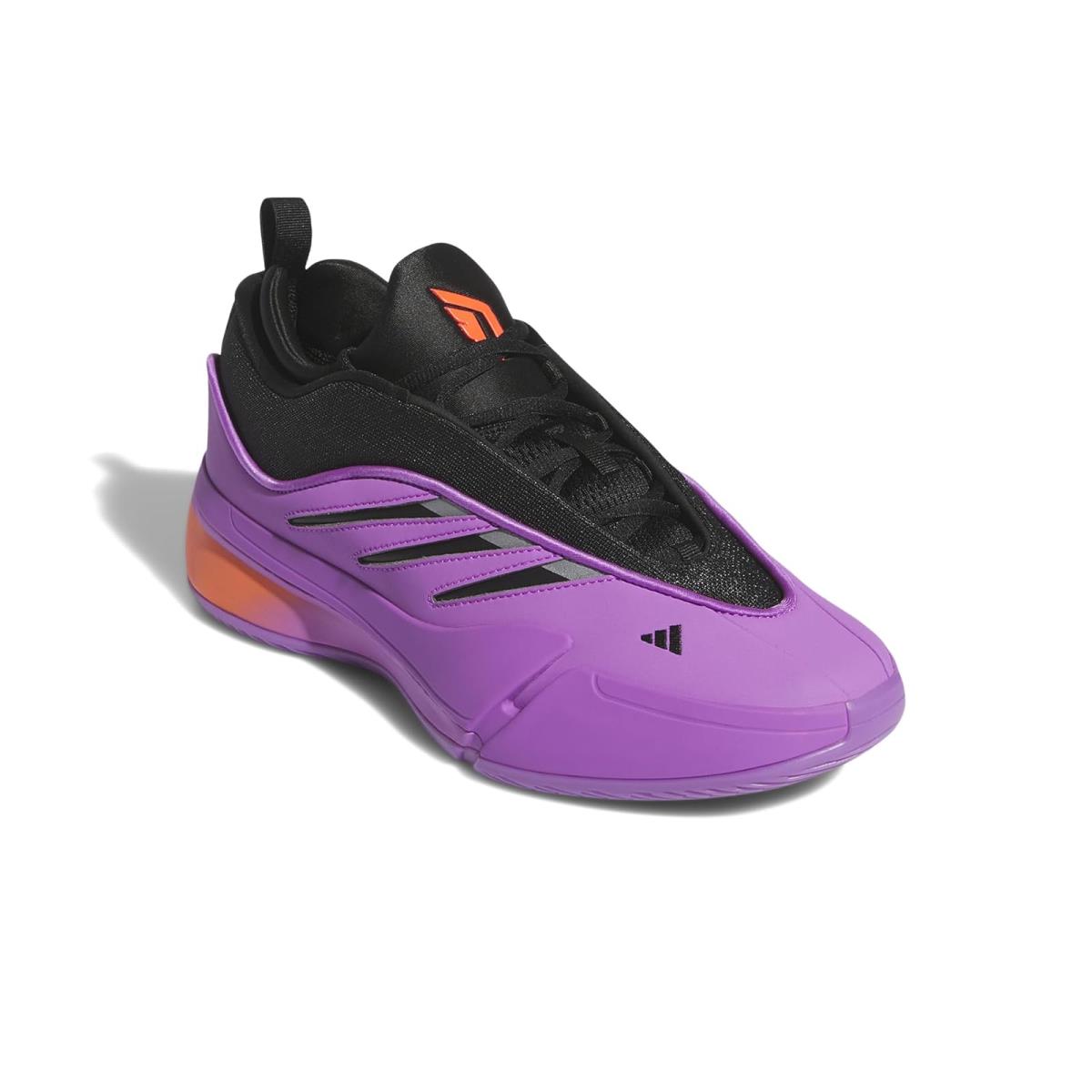 Unisex Sneakers Athletic Shoes Adidas Dame 9 - Purple Burst/Black/Solar Red