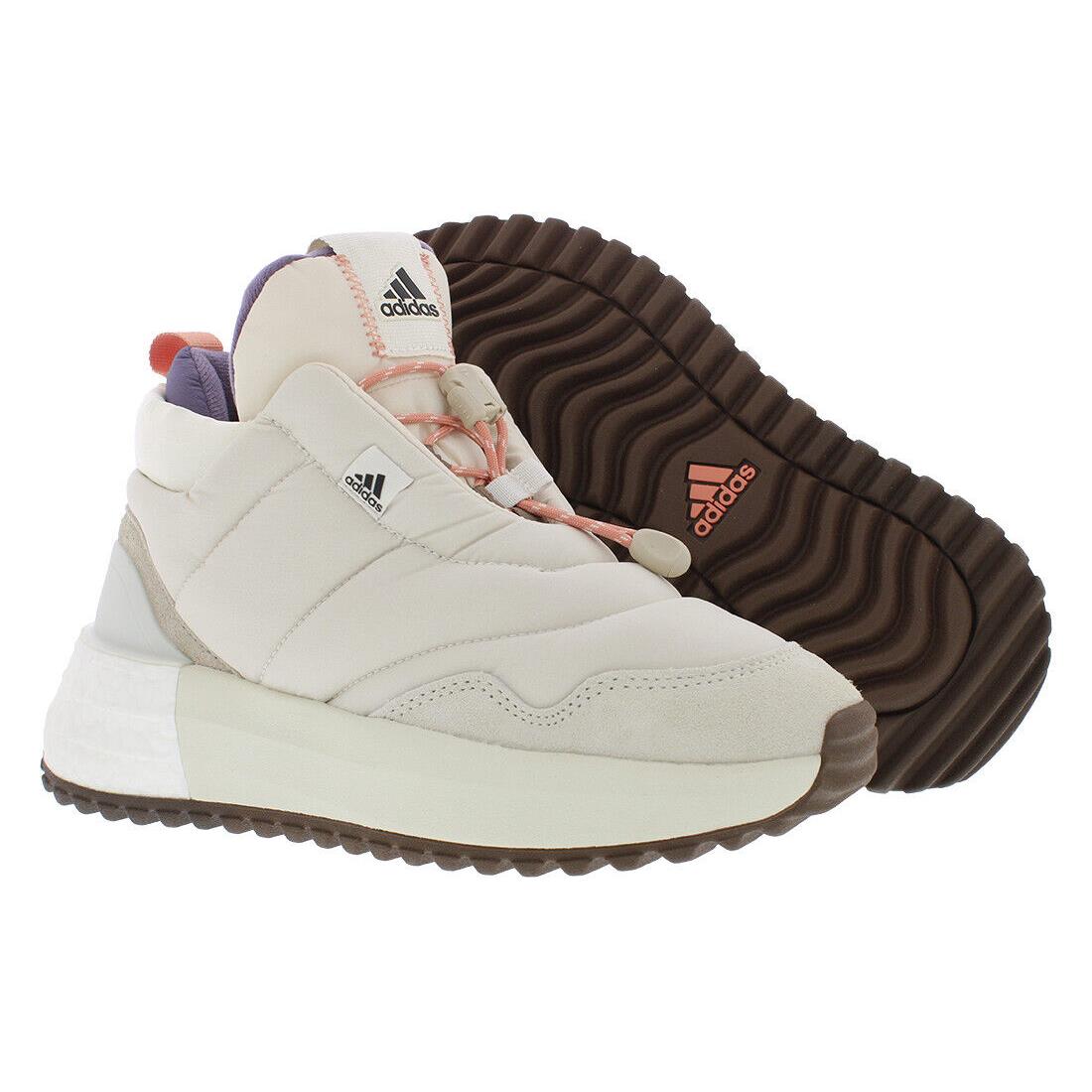 Adidas X_plrboost Puffer Womens Shoes - Chalk White/Wonder Clay/Carbon, Main: Off-White