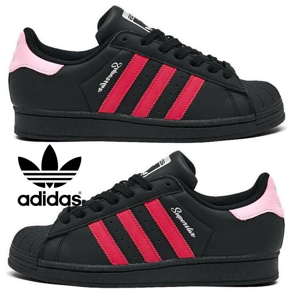 Adidas Originals Superstar Women s Sneakers Casual Shoes Sport Gym Black - Black, Manufacturer: Core Black/Supplier Color/Supplier Color