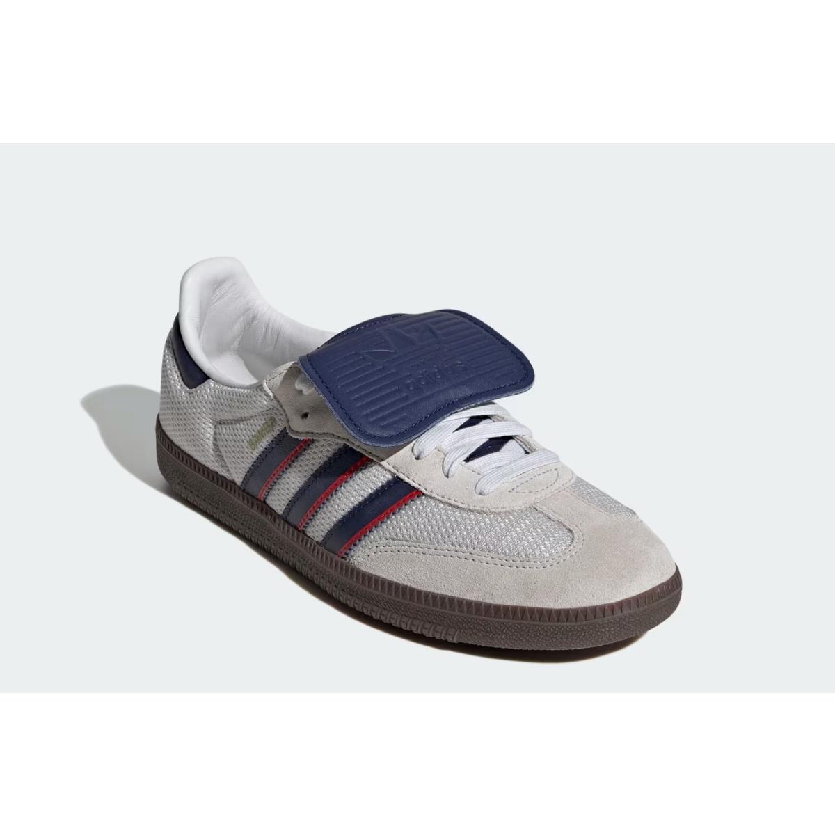 Mens Adidas Samba OG Crystal White Dark Blue Mesh Shoes