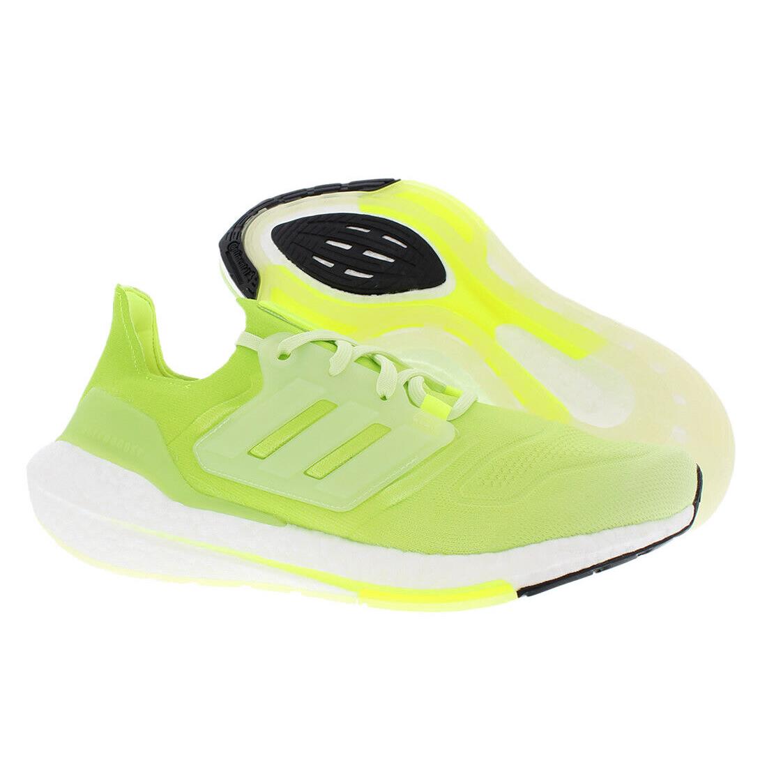 Adidas Ultraboost 22 Mens Shoes - Almost Lime/Solar Yellow, Main: Green