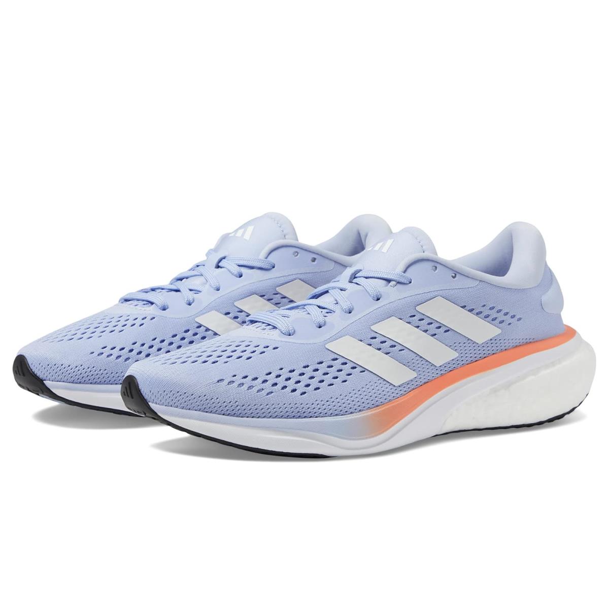 Woman`s Sneakers Athletic Shoes Adidas Running Supernova 2 - Blue Dawn/Off-White/Black