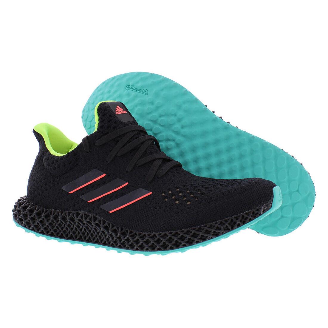 Adidas 4D Futurecraft Unisex Shoes - Core Black/Carbon/Turbo, Main: Black