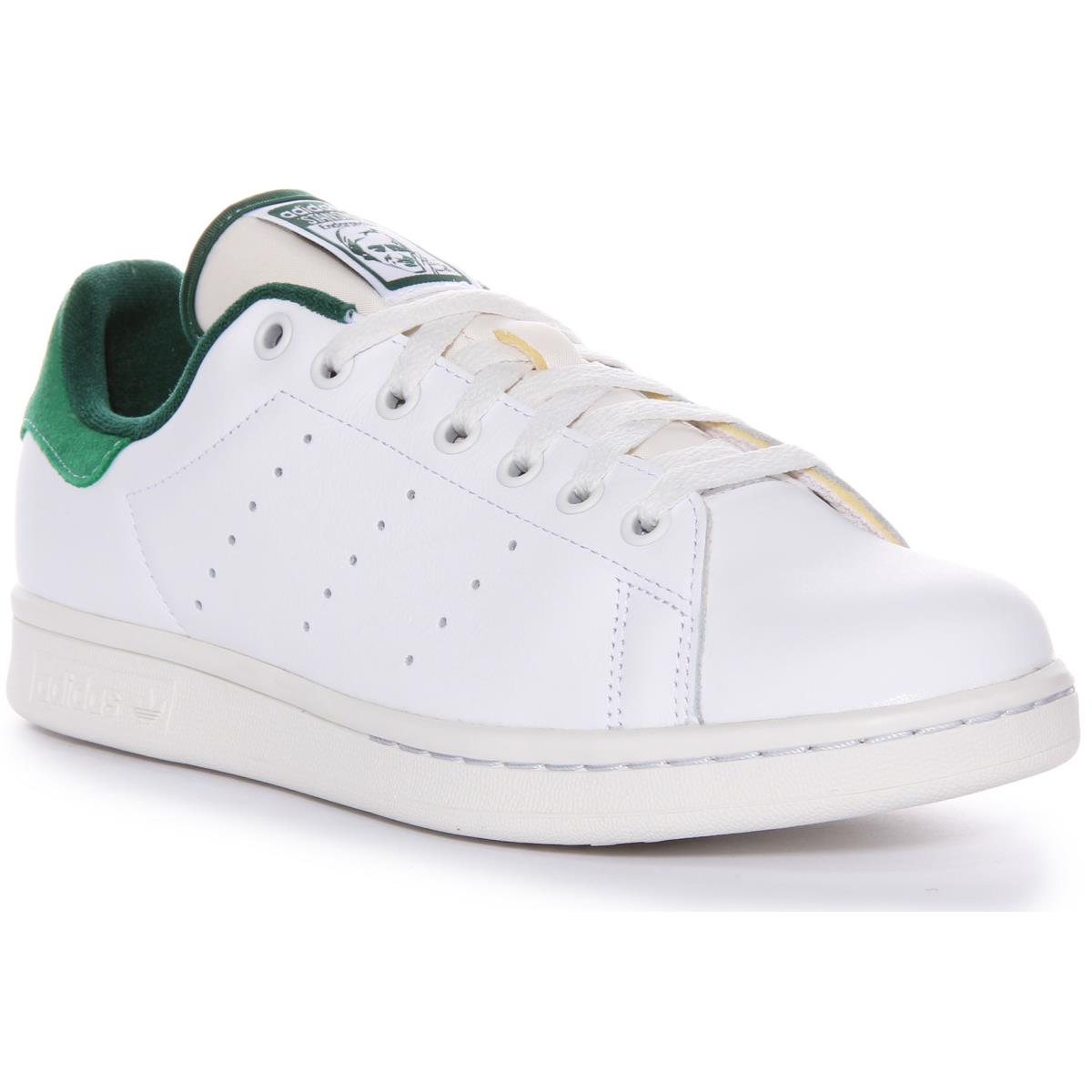 Adidas Stan Smith Originals Classic Tennis Mens Sneaker White Green US 6 - 13 - WHITE GREEN