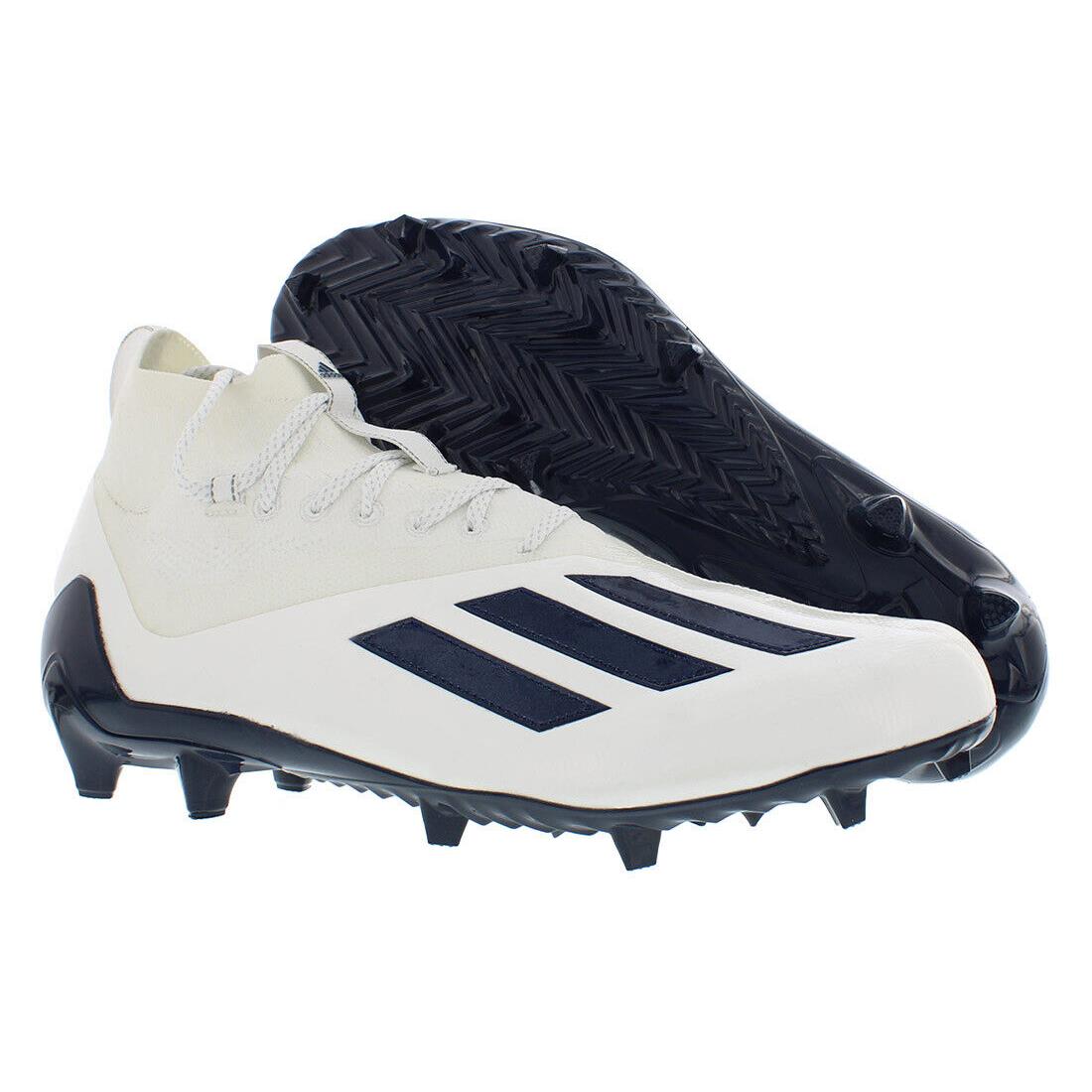 Adidas SM Adizero Primeknit 21 Mens Shoes - Footwear White/Navy Blue, Main: White