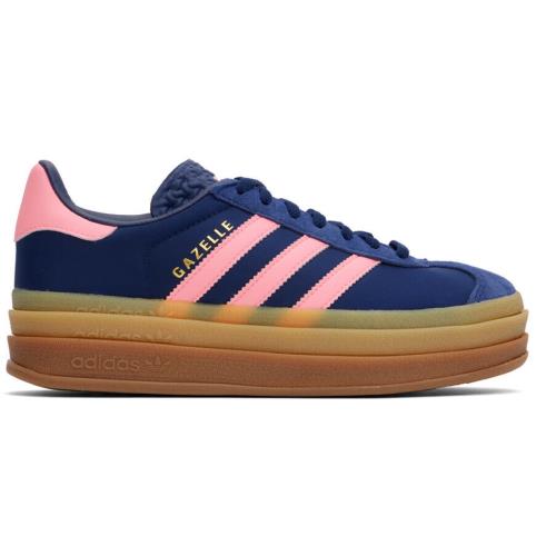 Adidas Gazelle Bold Platform Sneaker Womens Blue Pink Spark Size 6-10 - Multicolor