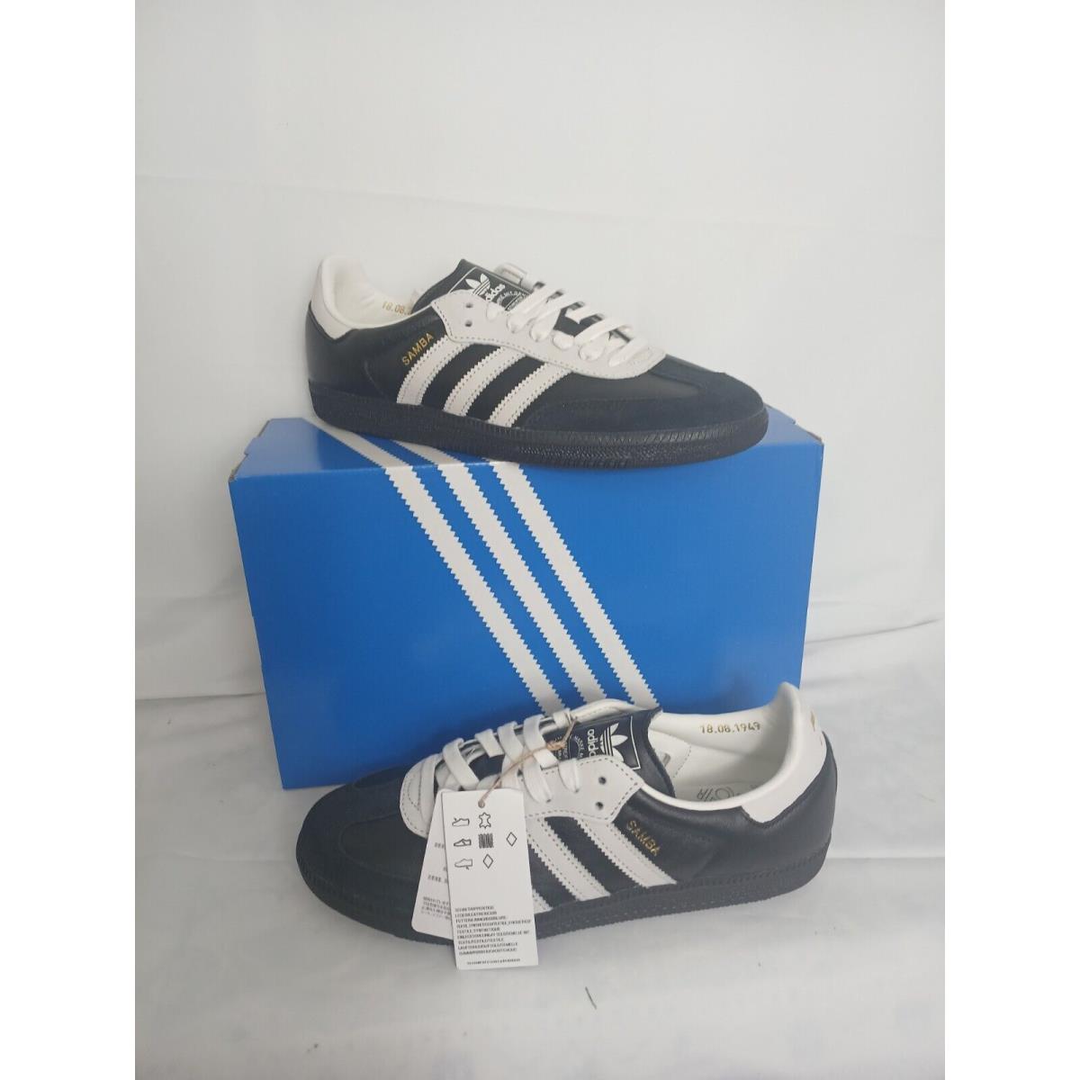 Adidas Samba OG 75th Anniversary Black White Men`s Athletic Sneakers JP5282