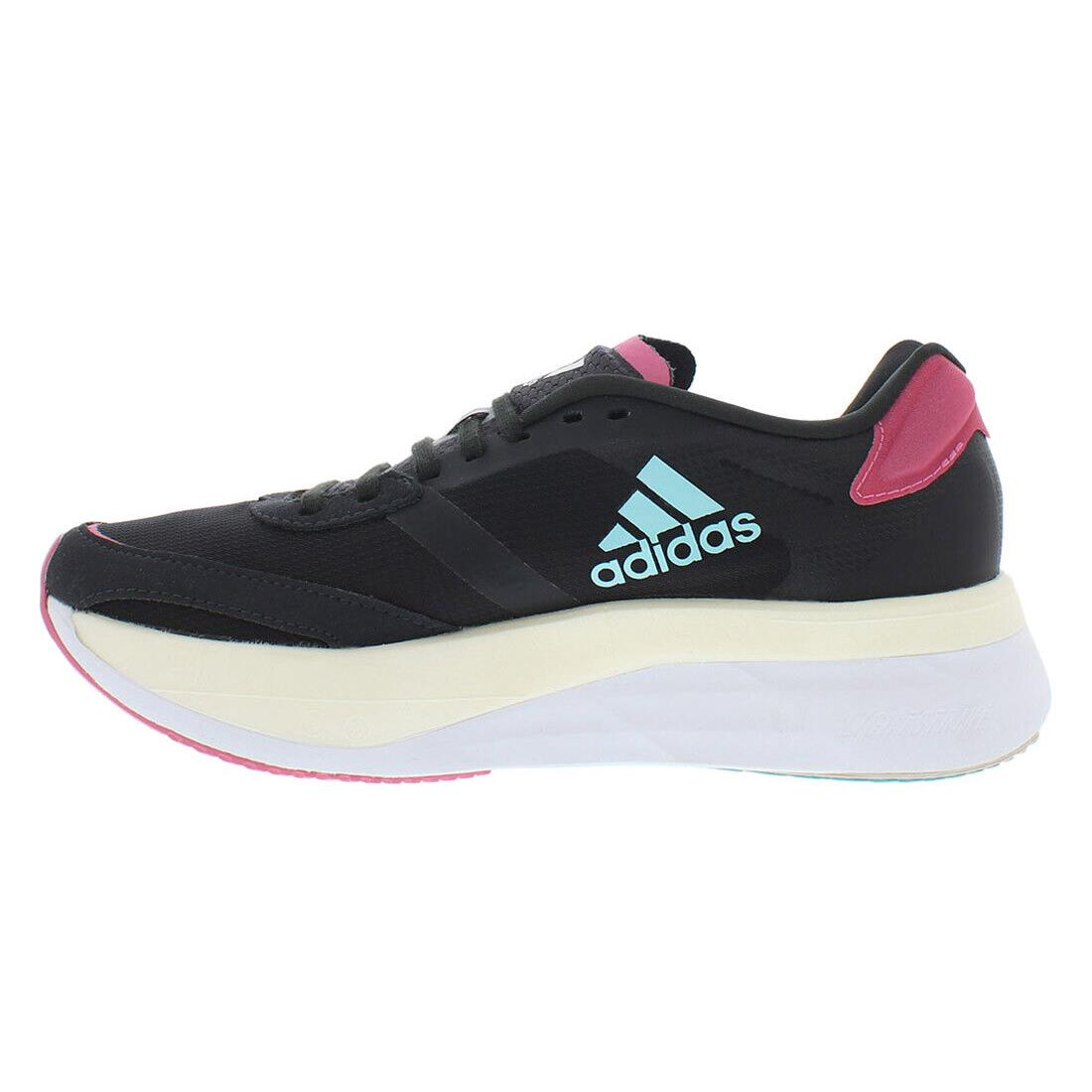 Adidas Adizero Boston 10 Womens Shoes Size 8 Color: Black/blue - Black/Blue, Main: Black