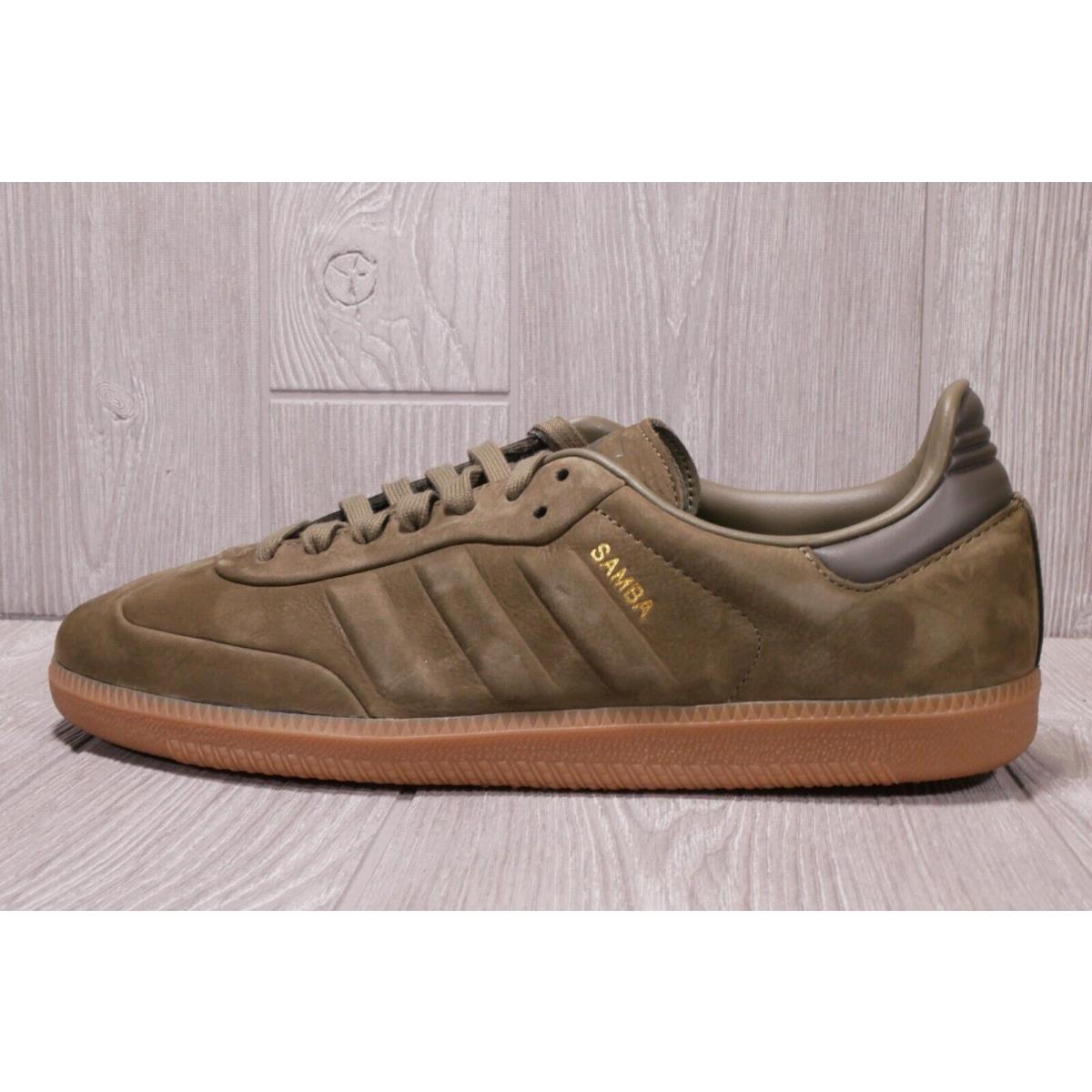 Adidas Samba OG Sneakers Retro Olive Green Classics Originals Shoes Mens 9.5