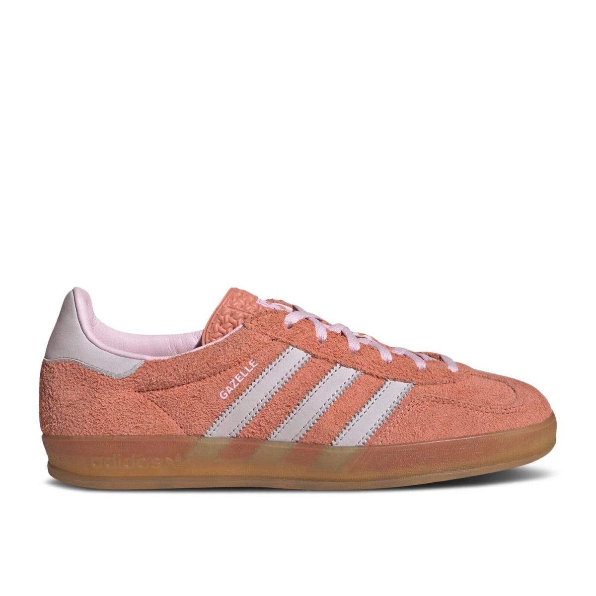 Adidas Women Gazelle Indoor Wonder Clay Gum Size 10.5 - Wonder Clay Gum