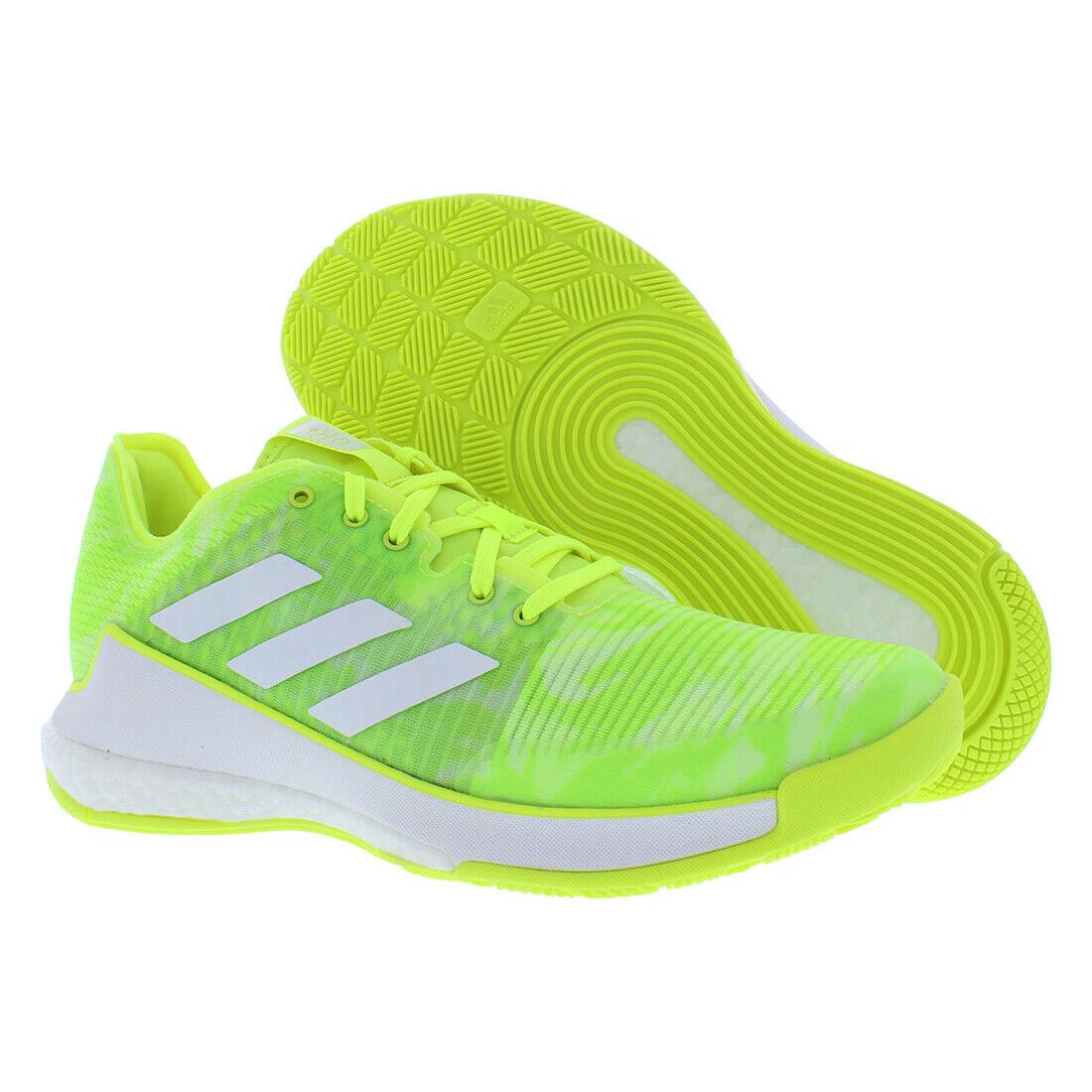 Adidas Crazyflight Womens Shoes Size 8 Color: Team Solar Yellow 2/Cloud - Team Solar Yellow 2/Cloud White/Cloud White, Main: Yellow