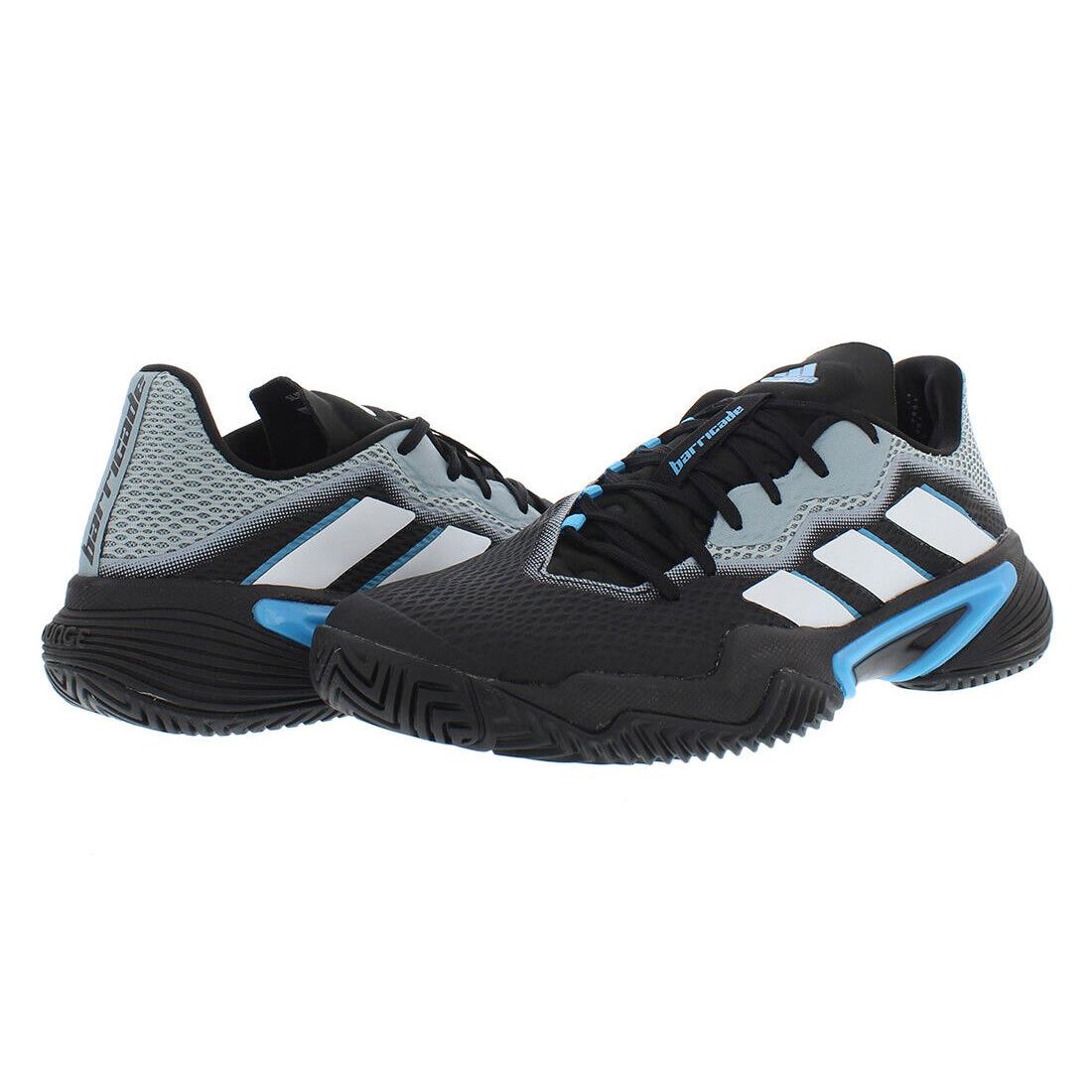 Adidas Barricade Mens Shoes Size 12.5 Color: Black/blue - Black/Blue, Main: Black