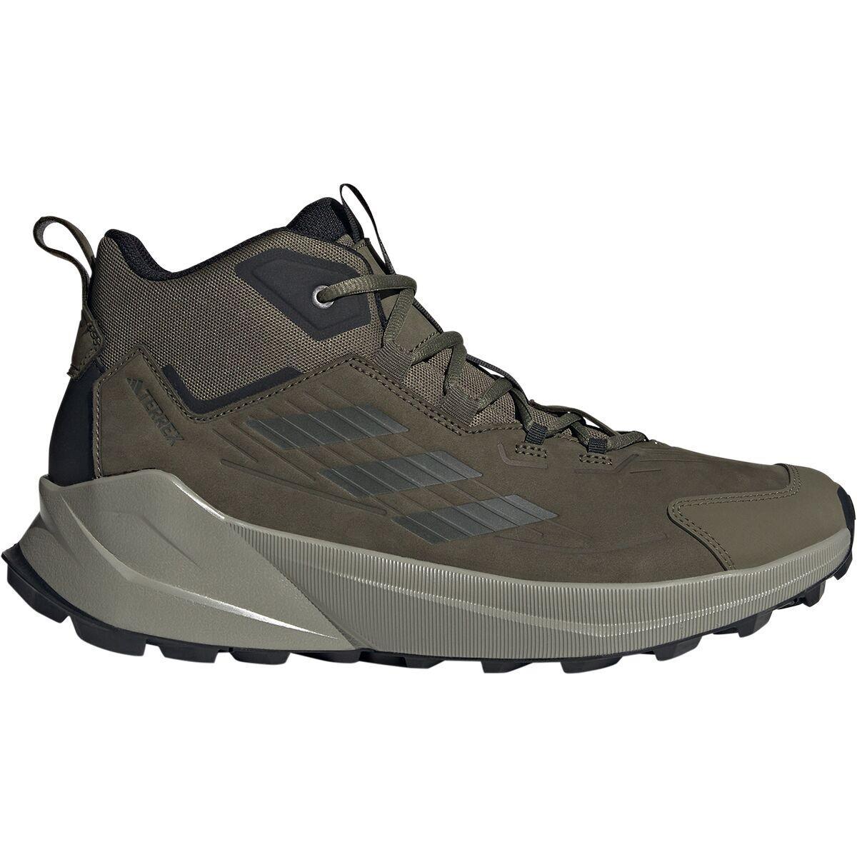 Adidas Terrex Terrex Trailmaker 2 Leather Hiking Shoe - Men`s Olive Strata/olive - Olive Strata/Olive Strata/Silver Pebble